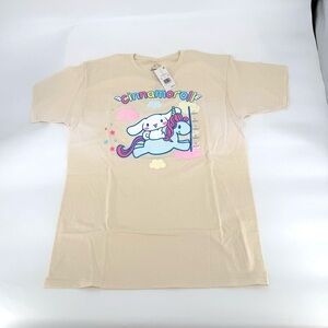 Cinnamoroll Cream Tee with Cute Graphic